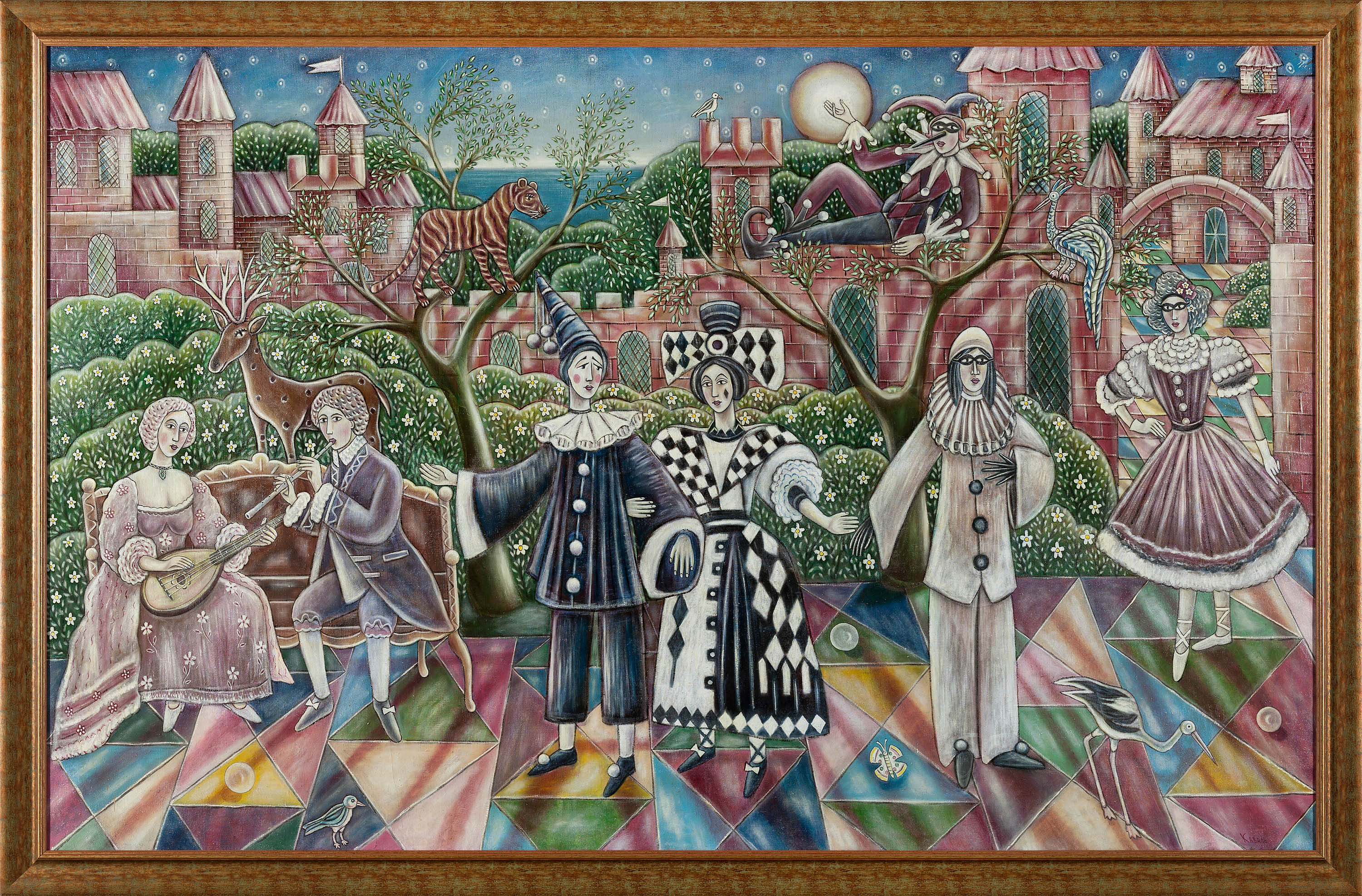 ЭСКИЗ ГОБЕЛЕНА "ВЕНЕЦИЯ". ПОДАРОК КАННСКОМУ КИНОФЕСТИВАЛЮ