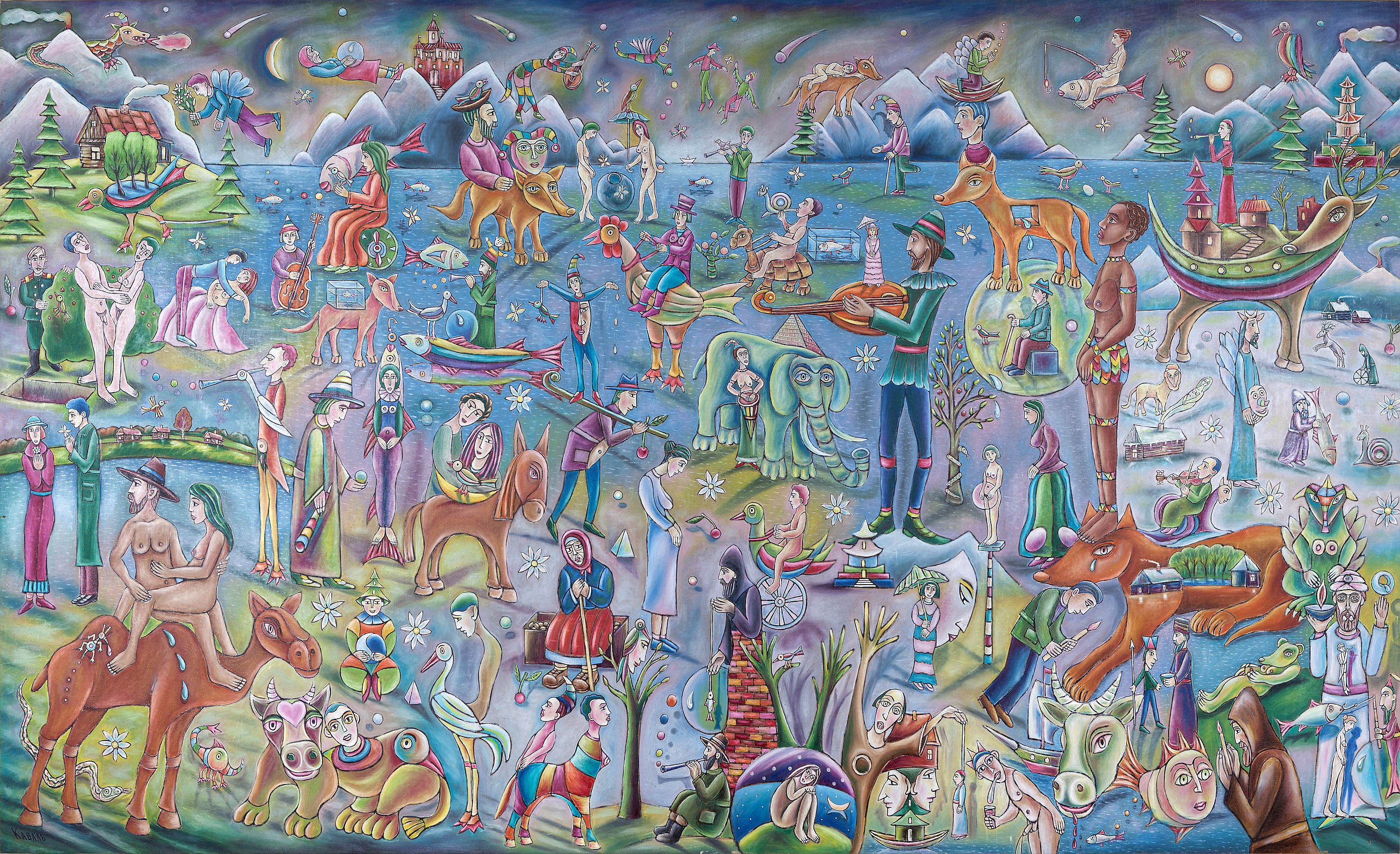 Путешествие в никуда. По мотивам картины Дали "Аптекарь из Фигераса, не ищущий абсолютно ничего"