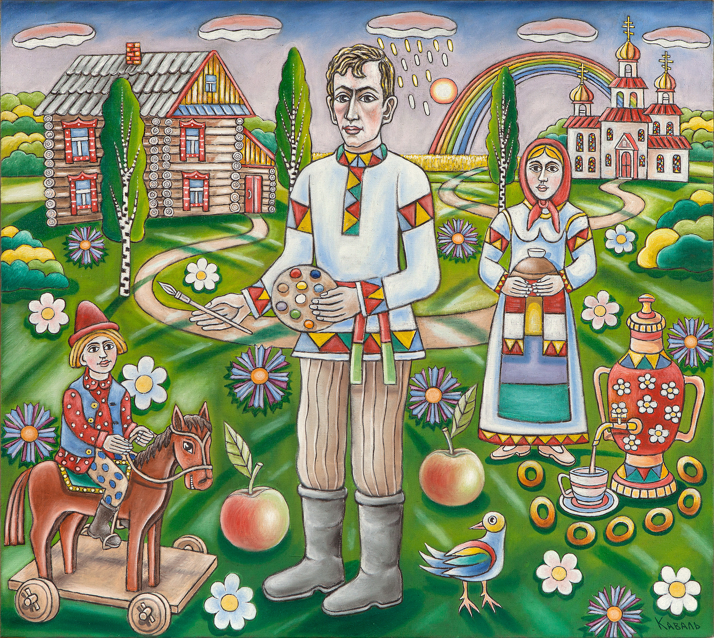 ХУДОЖНИК ЕФИМ ЧЕСТНЯКОВ. КОСТРОМА